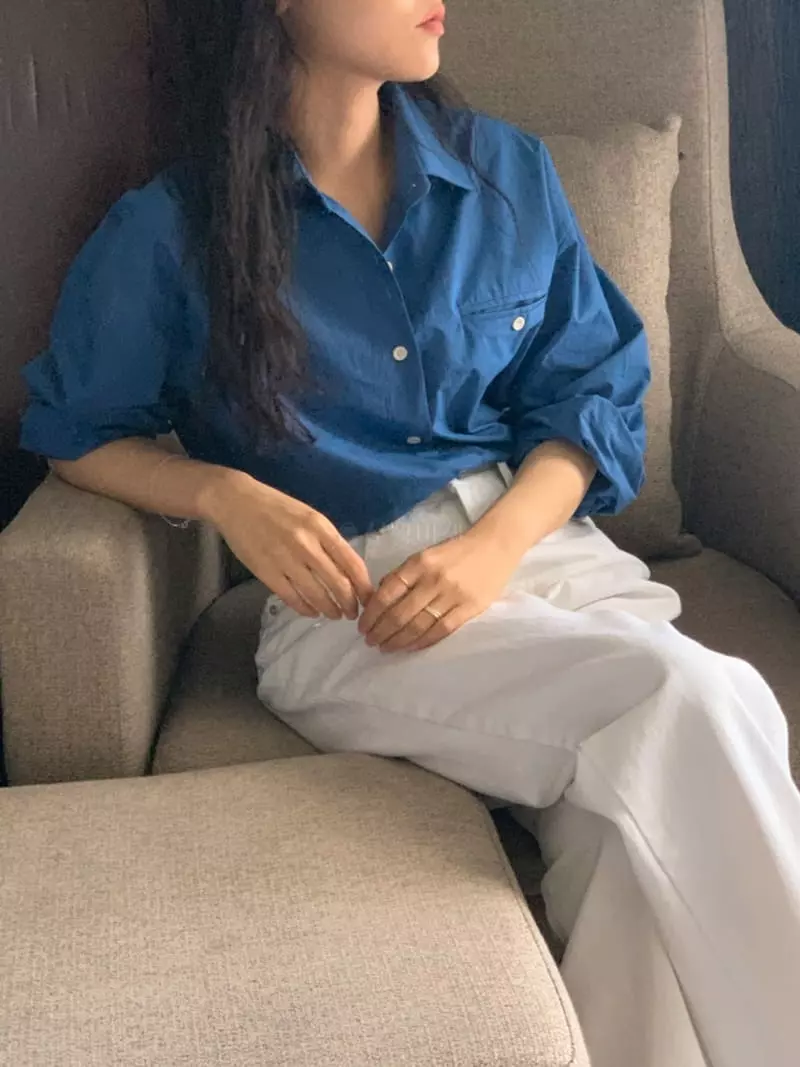 Renouveau - Korean Women Fashion - #romanticstyle - Gogo Pocket Shirt - 2