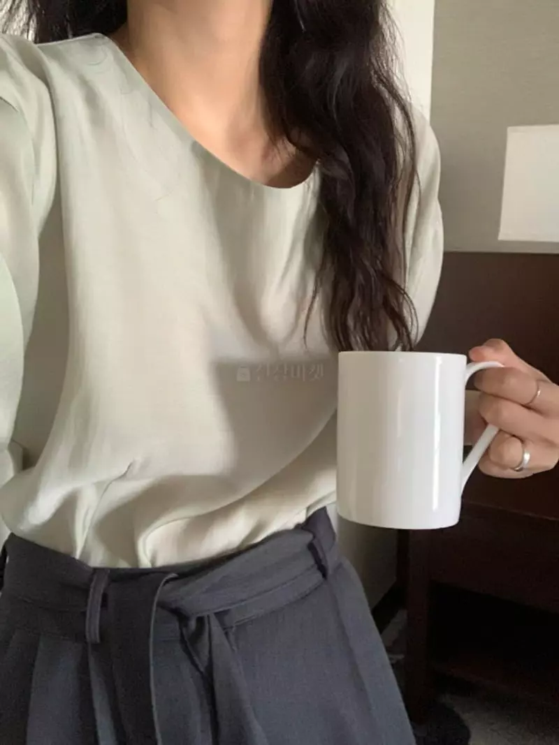 Renouveau - Korean Women Fashion - #shopsmall - Circle Blouse - 7