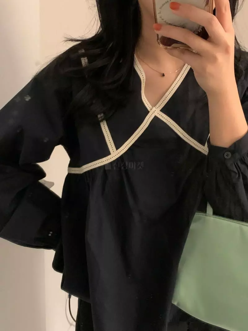 Renouveau - Korean Women Fashion - #thatsdarling - Coc Blouse - 5