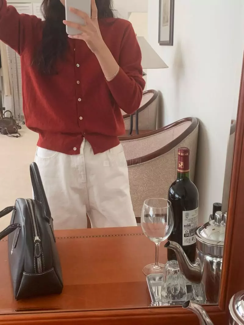 Renouveau - Korean Women Fashion - #thelittlethings - Cashmere Knit Tee - 3