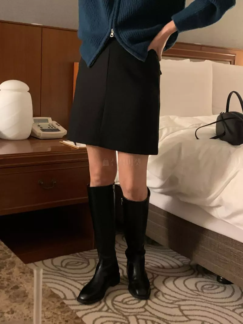 Renouveau - Korean Women Fashion - #vintageinspired - Pocket Skirt - 2