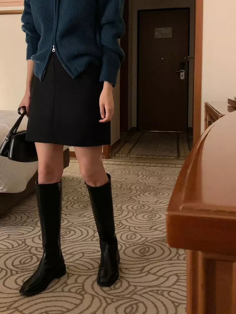 Renouveau - Korean Women Fashion - #vintagekidsstyle - Pocket Skirt - 3