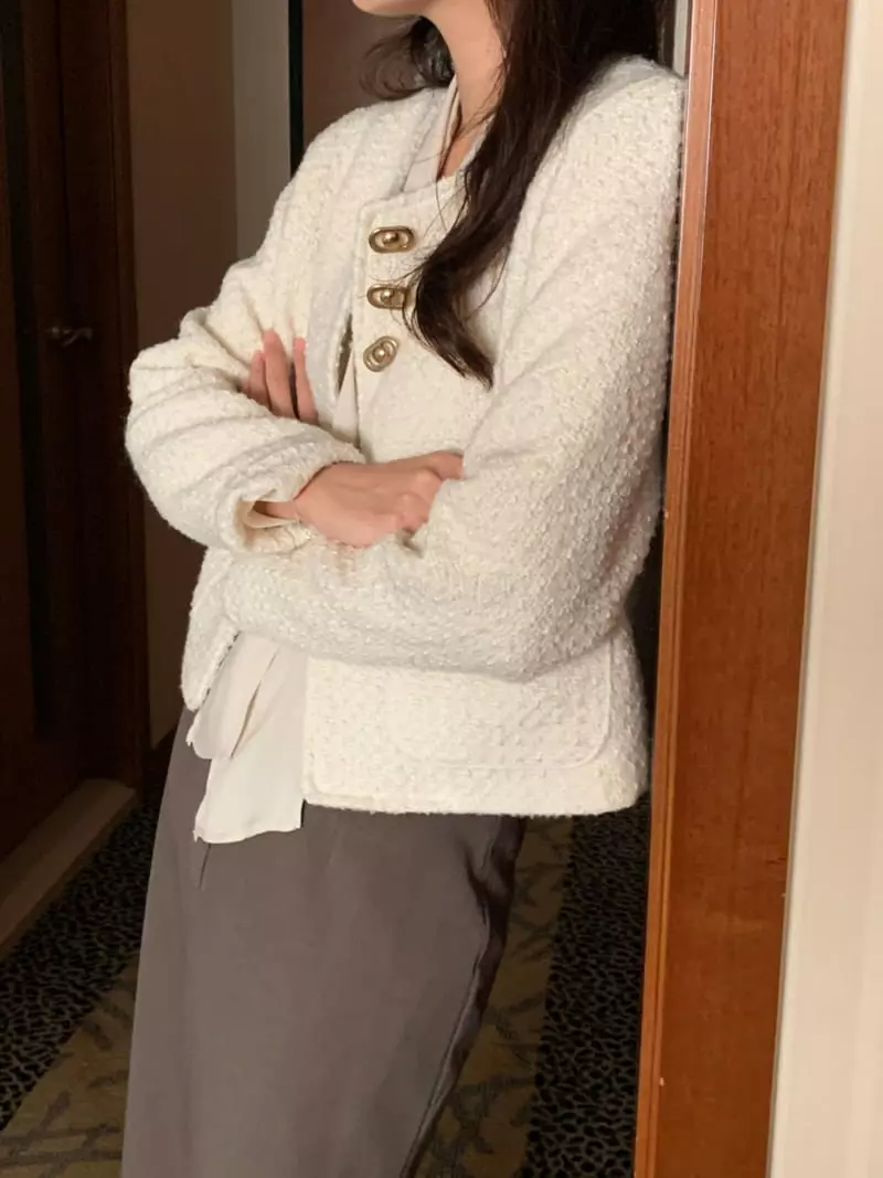 Renouveau - Korean Women Fashion - #womensfashion - Bene Twid Jacket - 3