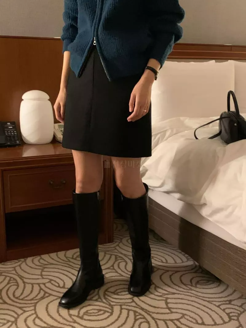 Renouveau - Korean Women Fashion - #womensfashion - Pocket Midi Skirt - 2