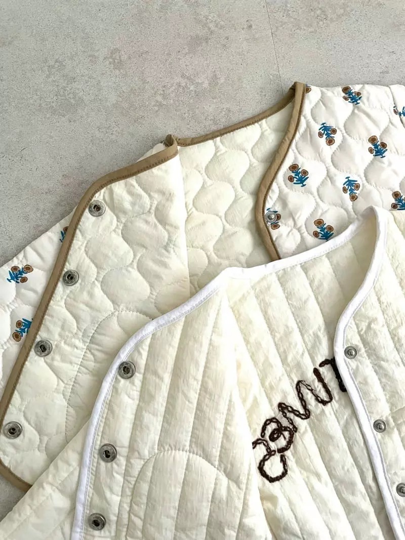 Reve Kid - Korean Baby Fashion - #babyboutiqueclothing - Beeb Pocket Quilting Jacket - 4