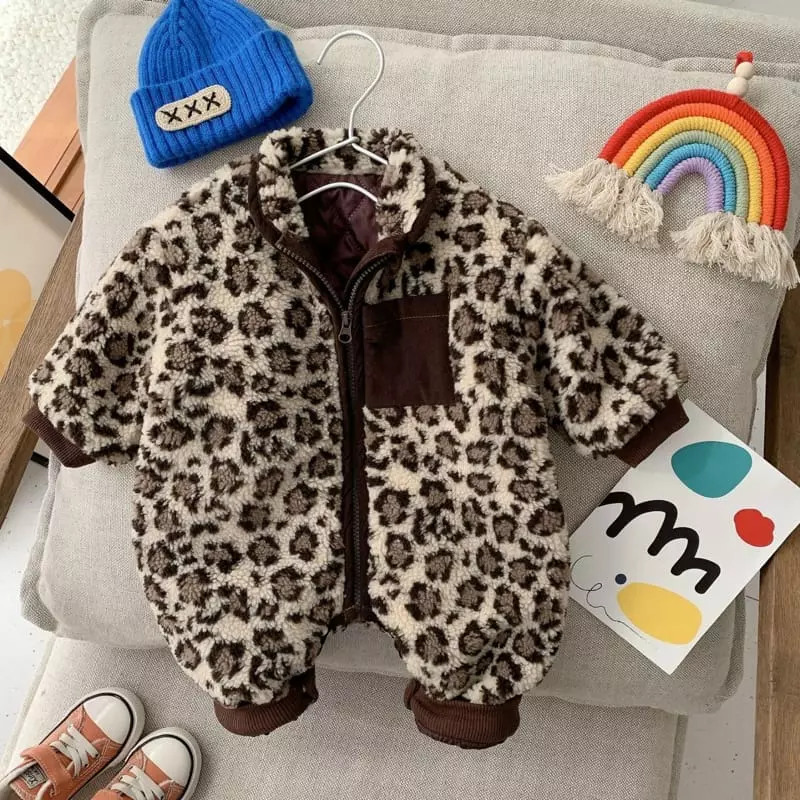 Reve Kid - Korean Baby Fashion - #babyootd - Bebe Bbogle Tiger Bodysuit - 2