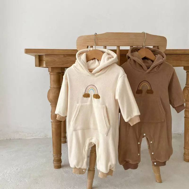 Reve Kid - Korean Baby Fashion - #babyoutfit - Bebe Rainbow Bodysuit