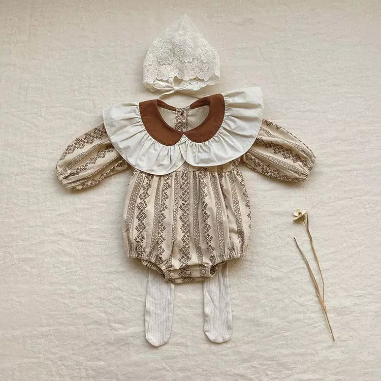 Reve Kid - Korean Baby Fashion - #onlinebabyshop - Esnic Frill Bodysuit