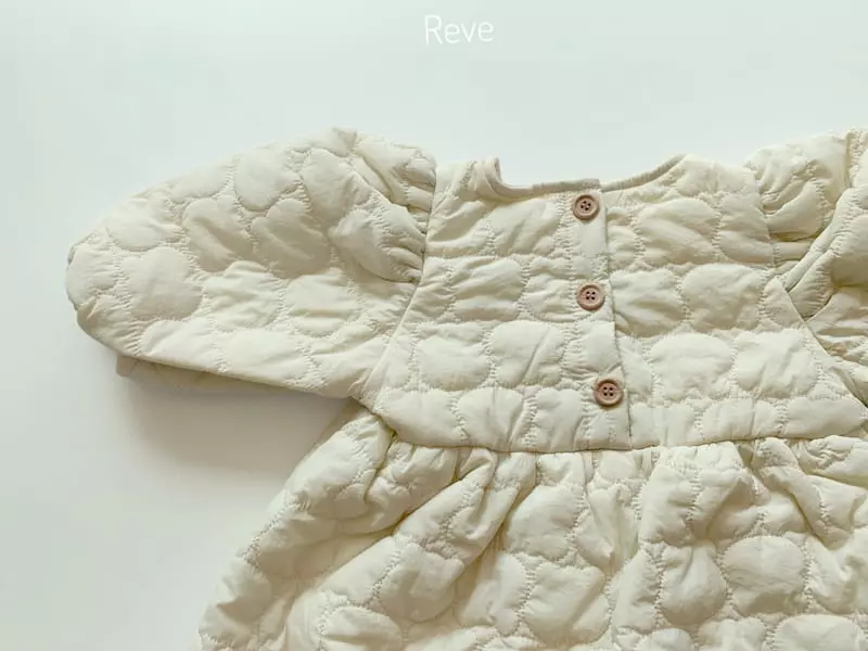 Reve Kid - Korean Children Fashion - #childofig - Quilting One-piece - 2