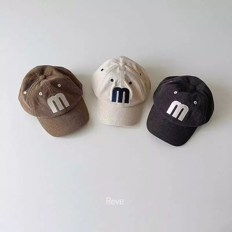 Reve Kid - Korean Children Fashion - #childrensboutique - Corduroy Ball Cap - 3