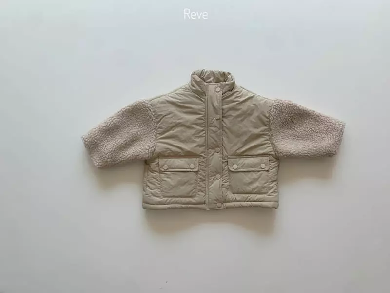 Reve Kid - Korean Children Fashion - #designkidswear - Sleeve Bbogle Field Jacket - 3