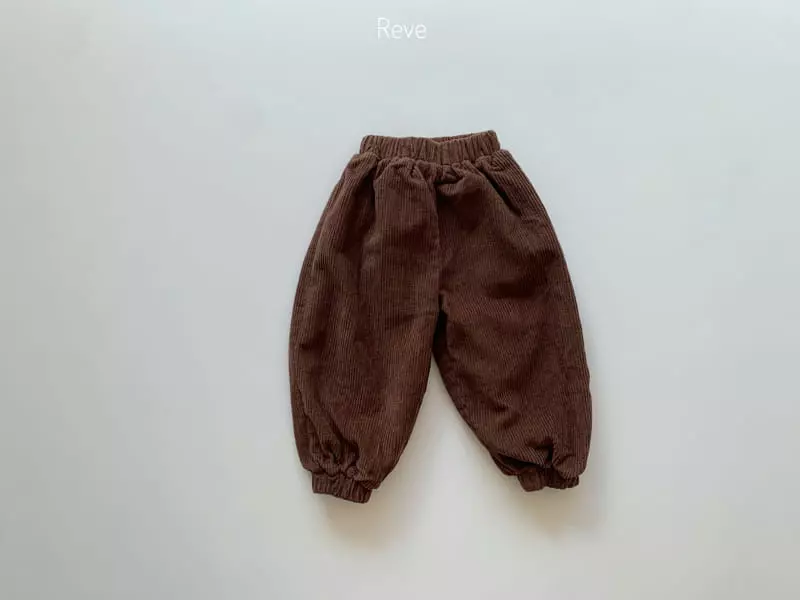 Reve Kid - Korean Children Fashion - #designkidswear - Corduroy Pants