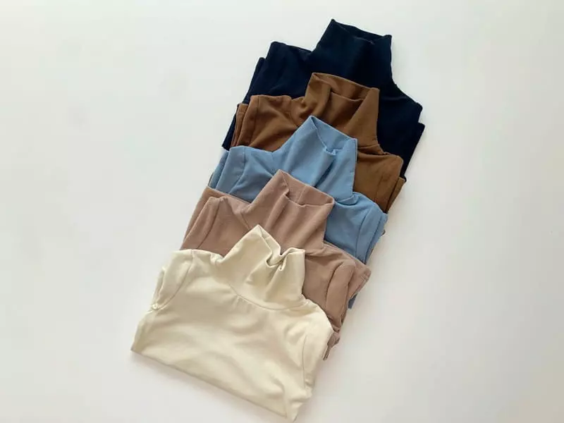 Reve Kid - Korean Children Fashion - #discoveringself - Turtleneck Tee - 2