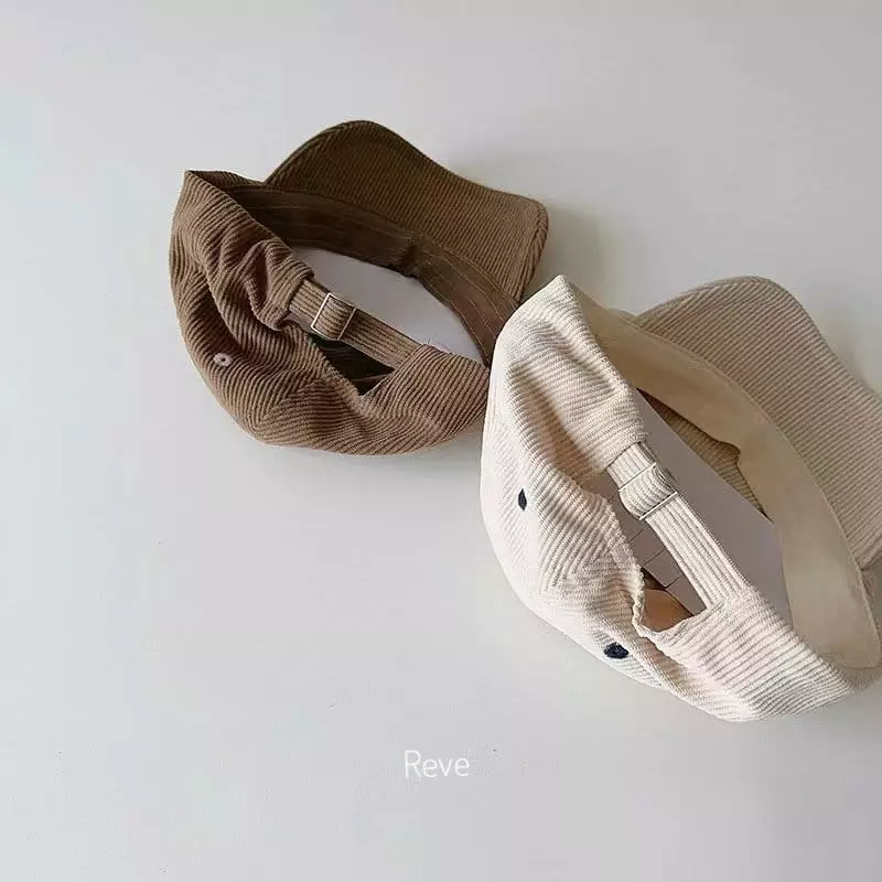 Reve Kid - Korean Children Fashion - #discoveringself - Corduroy Ball Cap - 5