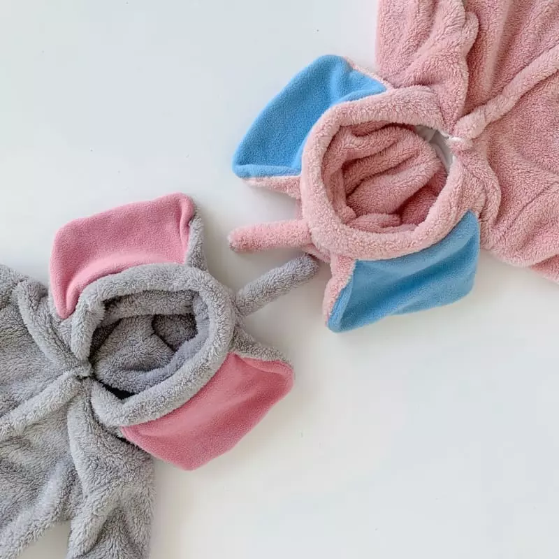 Reve Kid - Korean Children Fashion - #kidsshorts - Bebe Dumbo Fleece Bodysuit - 3