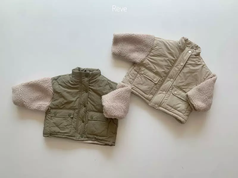 Reve Kid - Korean Children Fashion - #kidsshorts - Sleeve Bbogle Field Jacket - 6