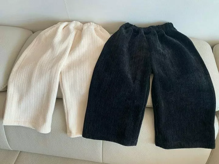 Reve Kid - Korean Children Fashion - #kidsstore - Velvey Corduryo Pants
