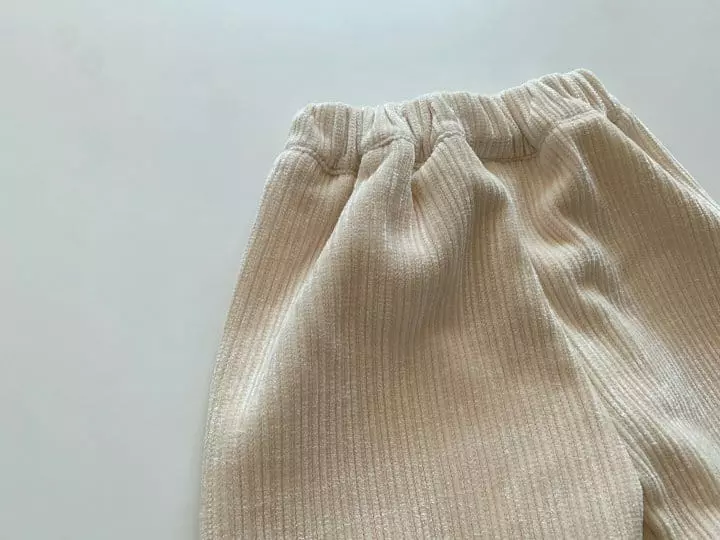 Reve Kid - Korean Children Fashion - #kidzfashiontrend - Velvey Corduryo Pants - 2