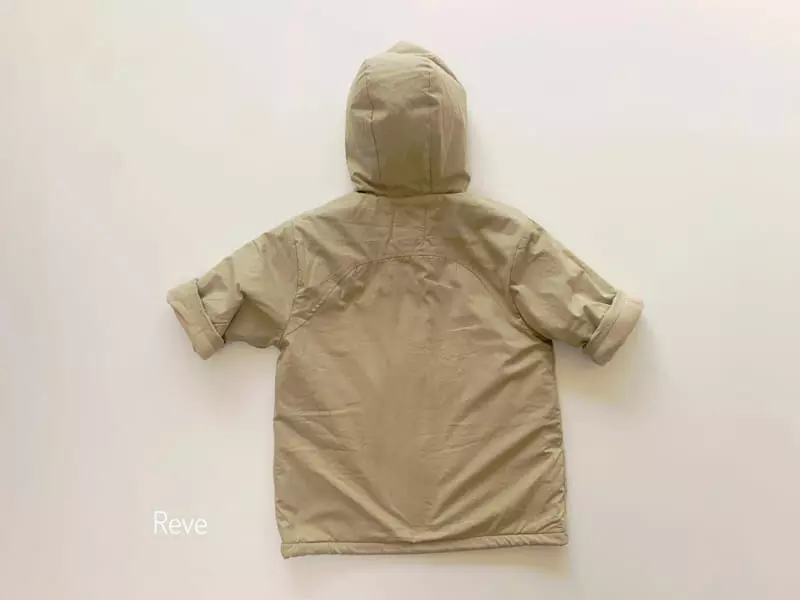 Reve Kid - Korean Children Fashion - #prettylittlegirls - Reversible Hoody Field Jacket - 2