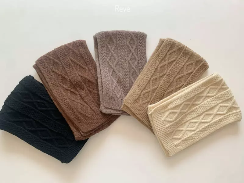 Reve Kid - Korean Children Fashion - #toddlerclothing - Cable Knit Muffler