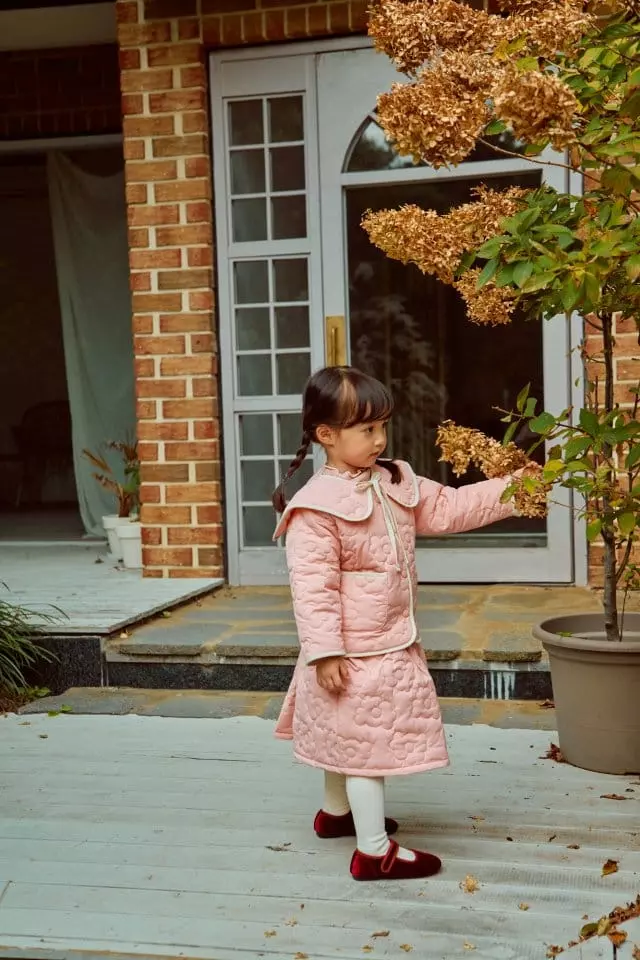 Rica - Korean Children Fashion - #Kfashion4kids - Blanc Padded Jumper - 10