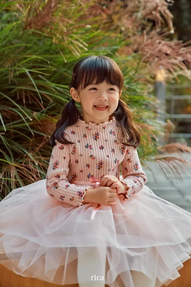 Rica - Korean Children Fashion - #Kfashion4kids - Mini Rose Sha One-piece - 9