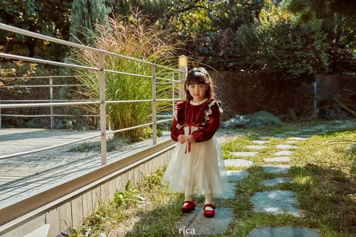 Rica - Korean Children Fashion - #Kfashion4kids - Eve Velvet One-piece - 6