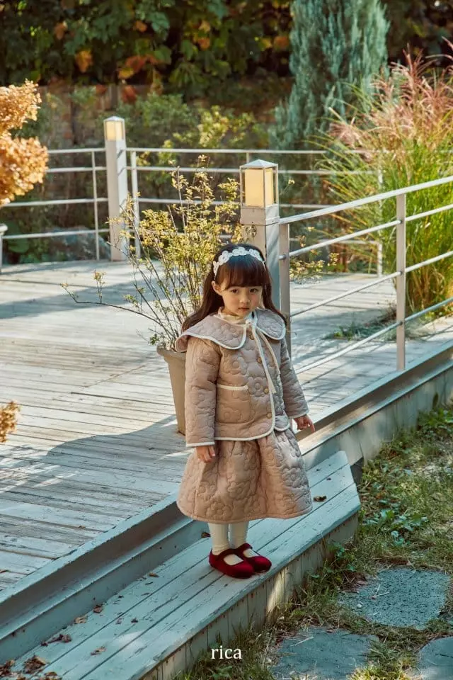 Rica - Korean Children Fashion - #childofig - Blanc Padded Jumper - 2