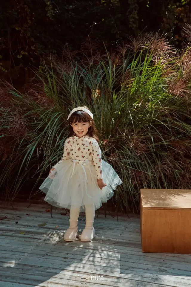 Rica - Korean Children Fashion - #childofig - Mini Rose Sha One-piece