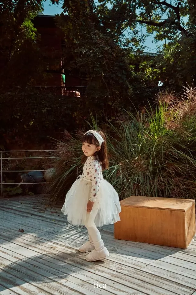 Rica - Korean Children Fashion - #childrensboutique - Mini Rose Sha One-piece - 2