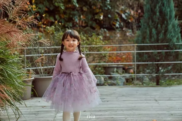 Rica - Korean Children Fashion - #childrensboutique - Chandelier Sha One-piece