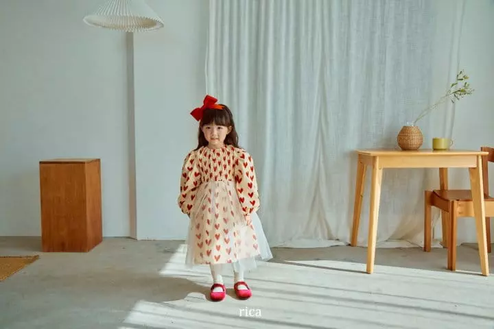 Rica - Korean Children Fashion - #designkidswear - Heart One-piece - 7