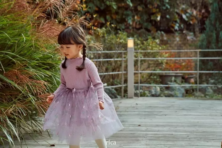 Rica - Korean Children Fashion - #designkidswear - Chandelier Sha One-piece - 2