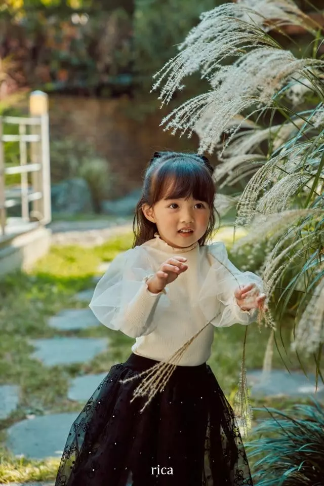 Rica - Korean Children Fashion - #discoveringself - Cream Burn Tee - 6