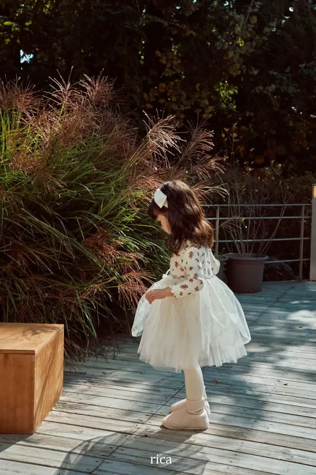 Rica - Korean Children Fashion - #designkidswear - Mini Rose Sha One-piece - 4