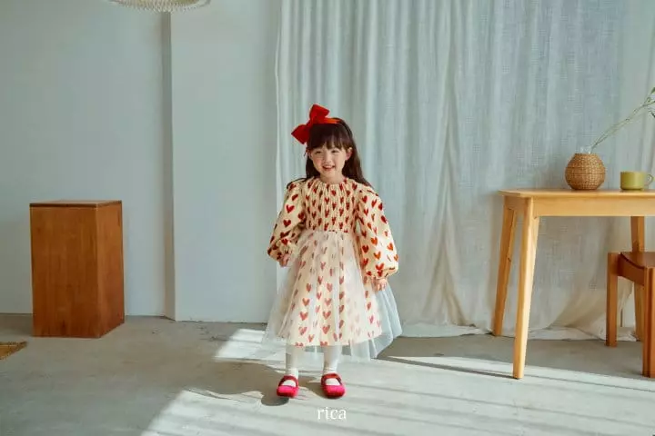 Rica - Korean Children Fashion - #fashionkids - Heart One-piece - 9