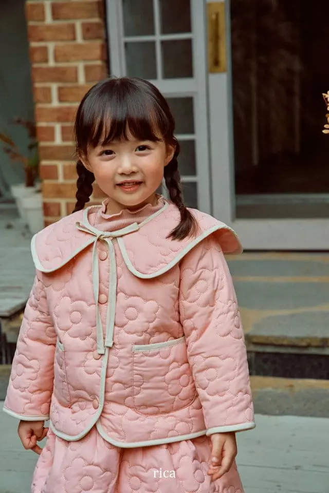 Rica - Korean Children Fashion - #fashionkids - Blanc Padded Jumper - 6