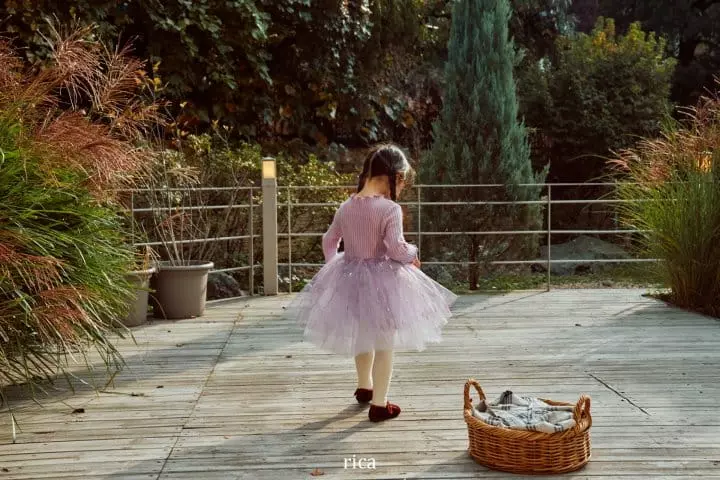 Rica - Korean Children Fashion - #discoveringself - Chandelier Sha One-piece - 4