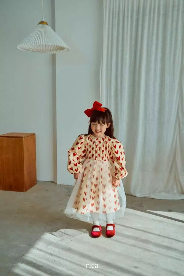 Rica - Korean Children Fashion - #kidsshorts - Heart One-piece - 10