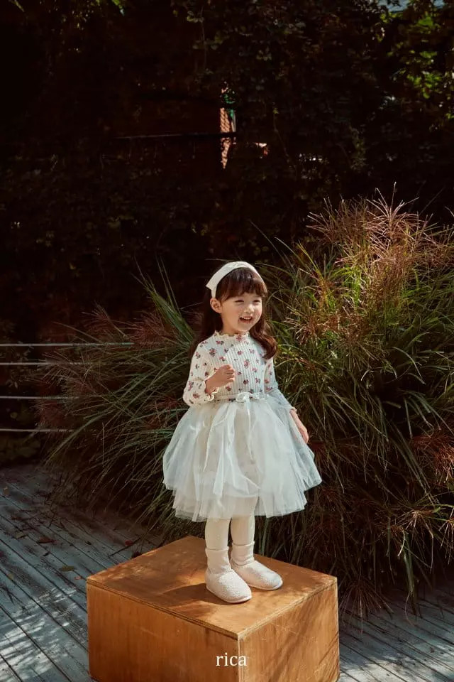 Rica - Korean Children Fashion - #kidsshorts - Mini Rose Sha One-piece - 6
