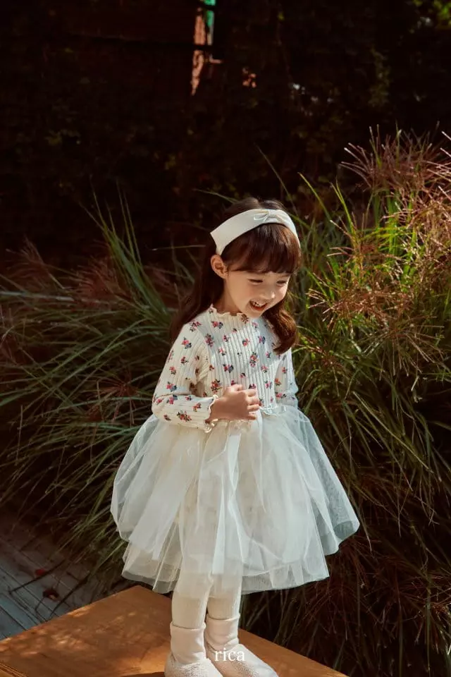 Rica - Korean Children Fashion - #kidsstore - Mini Rose Sha One-piece - 7