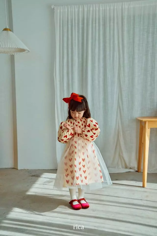 Rica - Korean Children Fashion - #kidzfashiontrend - Heart One-piece - 12