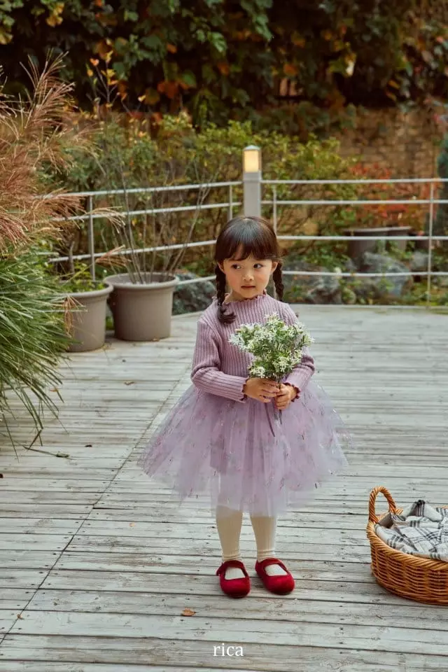 Rica - Korean Children Fashion - #kidzfashiontrend - Chandelier Sha One-piece - 7