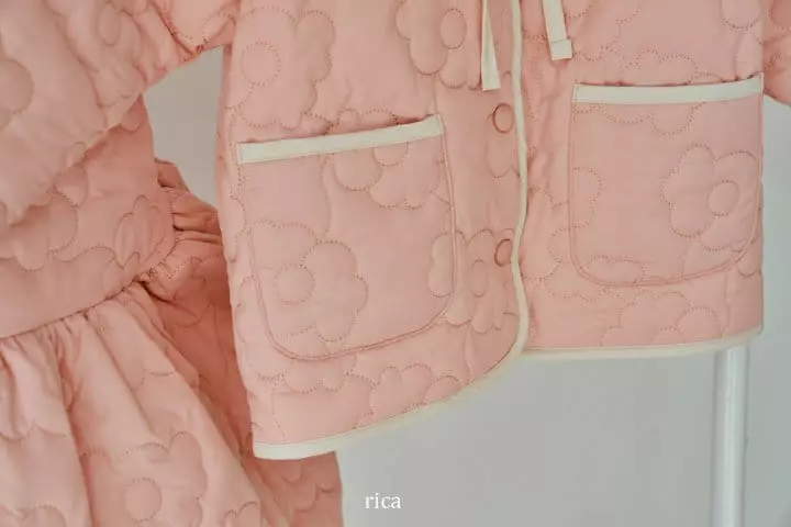 Rica - Korean Children Fashion - #magicofchildhood - Blanc Padded Jumper - 12