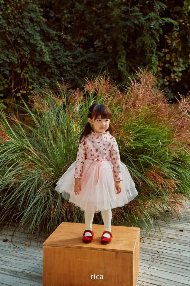 Rica - Korean Children Fashion - #magicofchildhood - Mini Rose Sha One-piece - 11