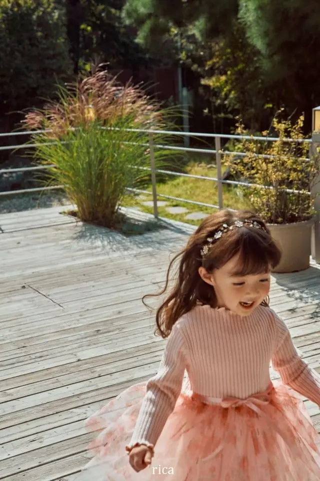 Rica - Korean Children Fashion - #magicofchildhood - Chandelier Sha One-piece - 10