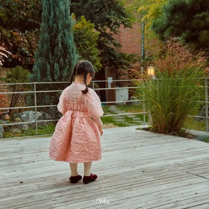 Rica - Korean Children Fashion - #magicofchildhood - Blan Paded One-piece - 9