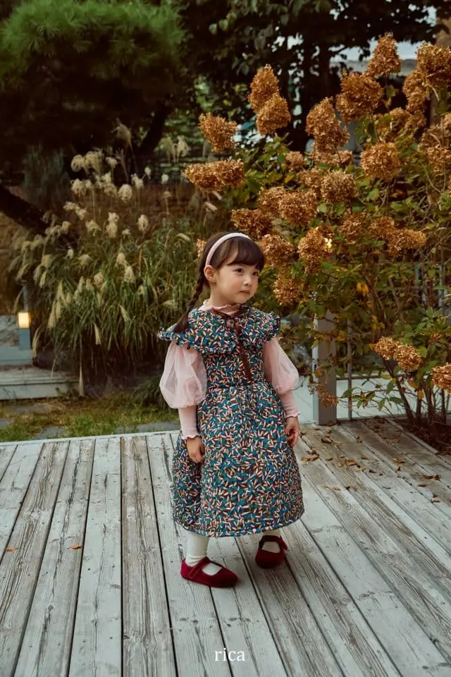 Rica - Korean Children Fashion - #minifashionista - Marie Padded One-piece