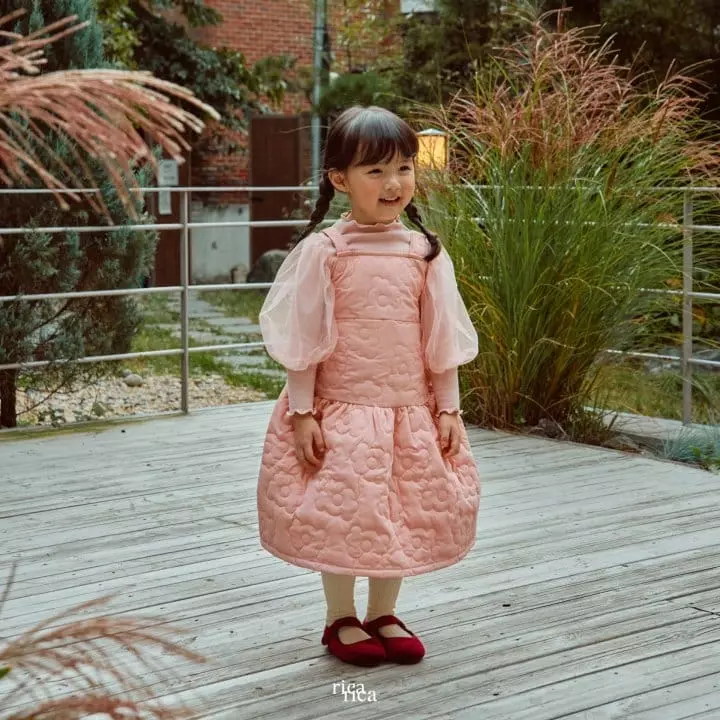 Rica - Korean Children Fashion - #minifashionista - Blan Paded One-piece - 10