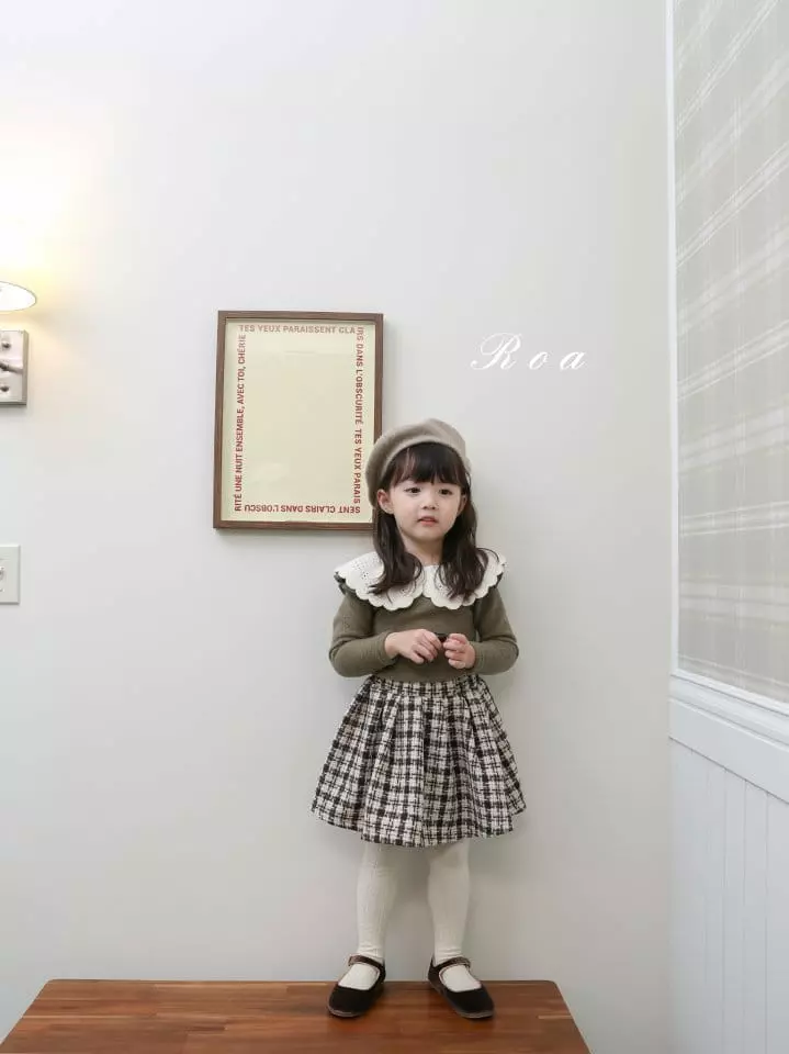 Roa - Korean Children Fashion - #Kfashion4kids - Dungarees Wrinkle Skirt - 8